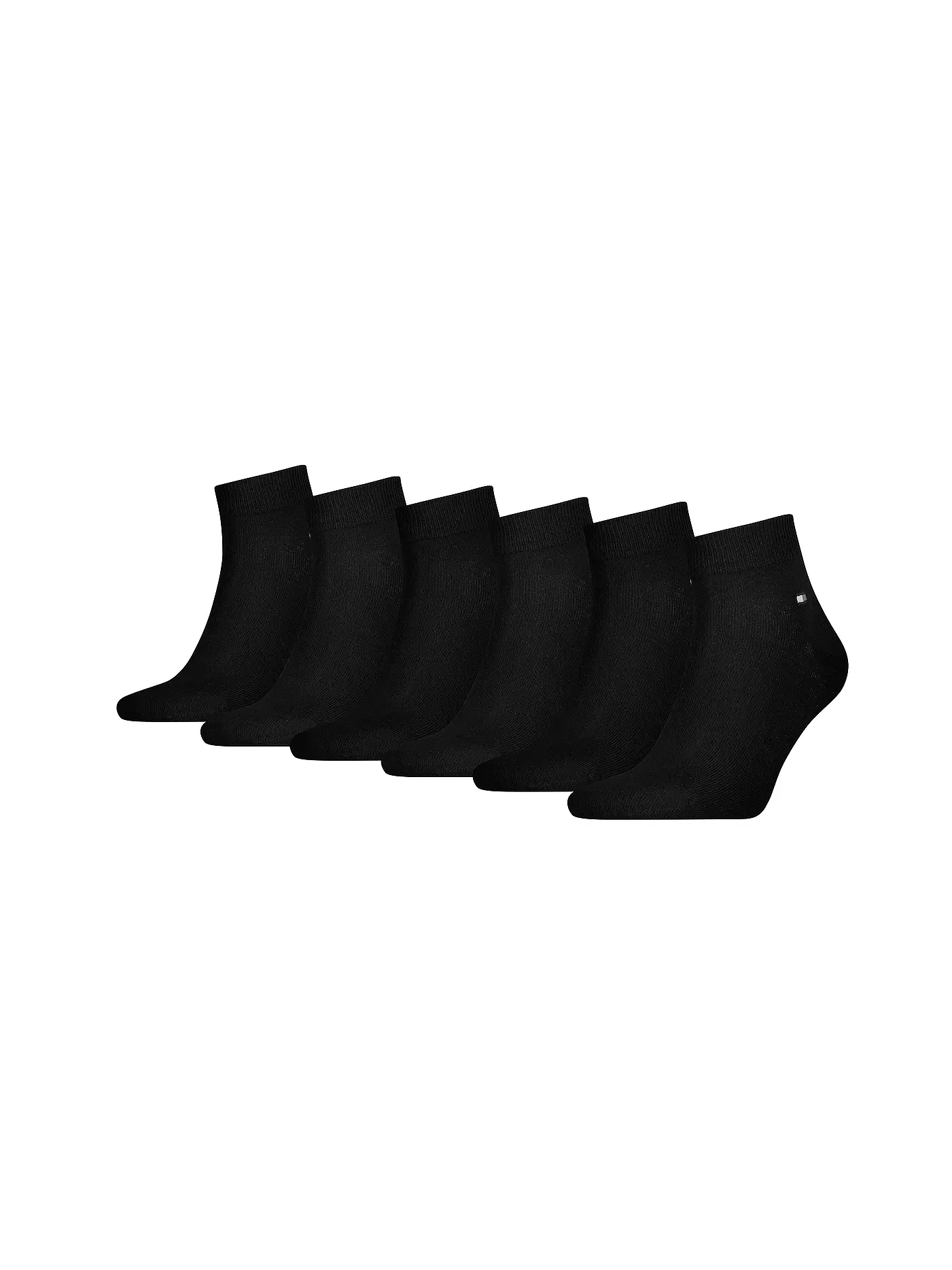 TOMMY HILFIGER | Sneaker Socken 6er Pkg. Black | 